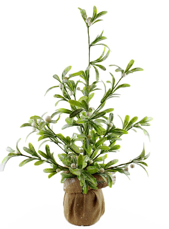 Picture of Artificial Mistletoe Christmas Tree 24"
